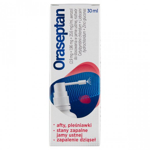 Dezaftan med (2,9 mg + 1,96 mg + 25,6 mg)/ ml, aerozol do stosowania w jamie ustnej, roztwór, 30 ml