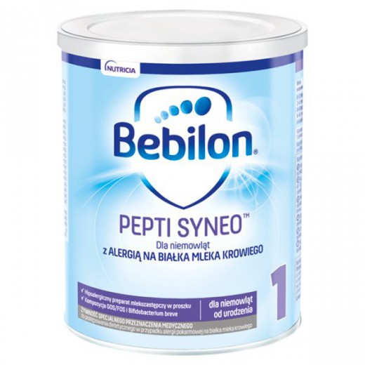 Bebilon Pepti Syneo 1, preparat mlekozastępczy w proszku, 400 g