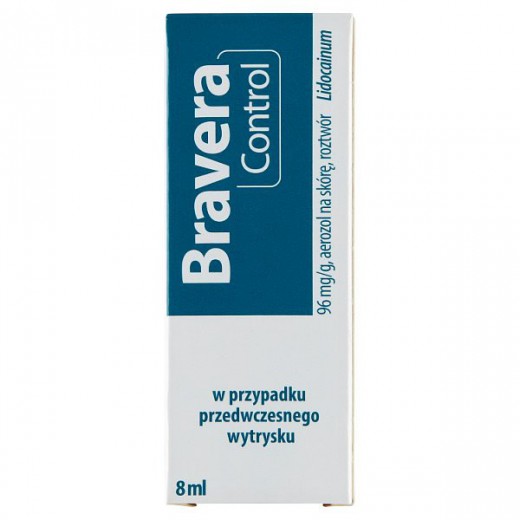 Bravera Control 96 mg/ g, aerozol na skórę, roztwór 8 ml