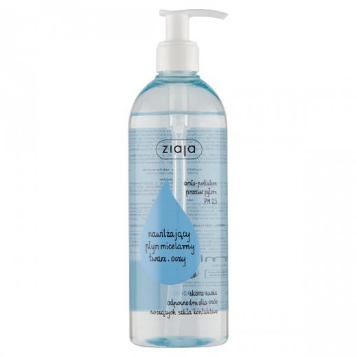 Ziaja, nawilżający płyn micelarny, 390 ml