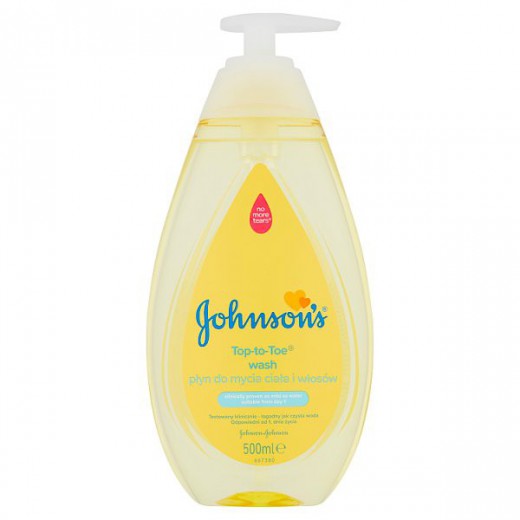 Johnson's baby, Top-to-toe, płyn do mycia ciała i włosów, 500 ml