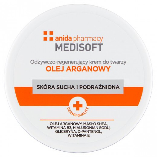 Anida, krem odżywczo-regenerujący z olejkiem arganowym, 100 ml