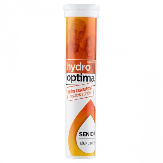 HydroOptima Senior, elektrolity, 20 tabletek musujących