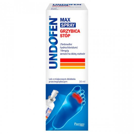 Undofen Max 10mg/g, aerozol na skórę, 30ml