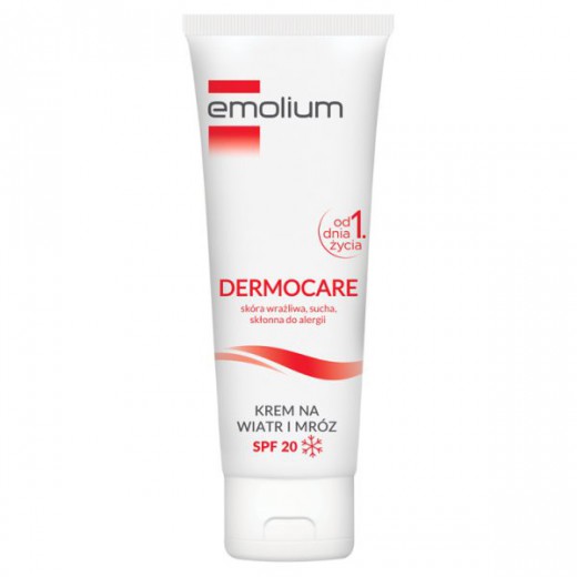 Emolium Dermocare, krem ochronny na wiatr i mróz, od 1 dnia życia, SPF20, 75ml