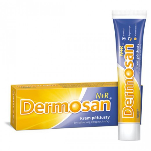 Dermosan N + R, krem półtłusty do codziennej pielęgnacji skóry, 40 g