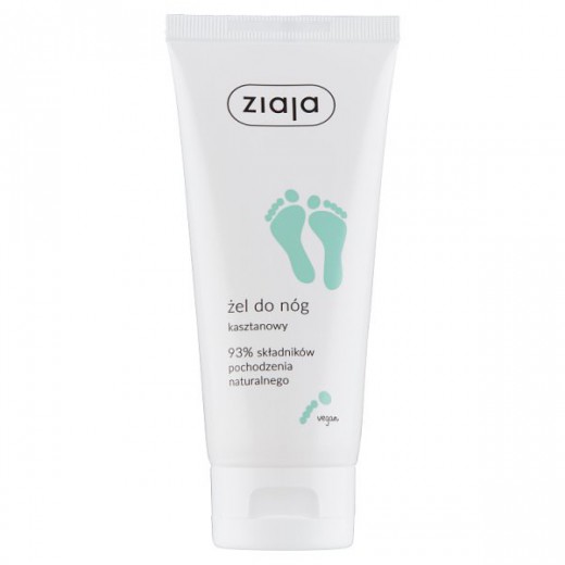 Ziaja, żel do nóg, kasztanowy, 100ml