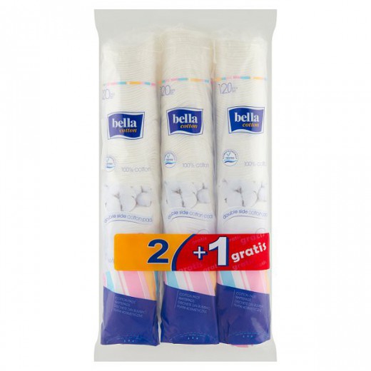 Bella, płatki kosmetyczne, 120 sztuk