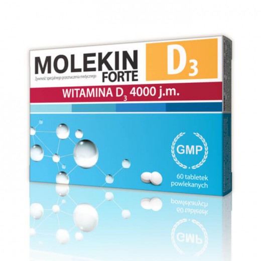 Molekin D3 Forte 4000jm, 60 tabletek