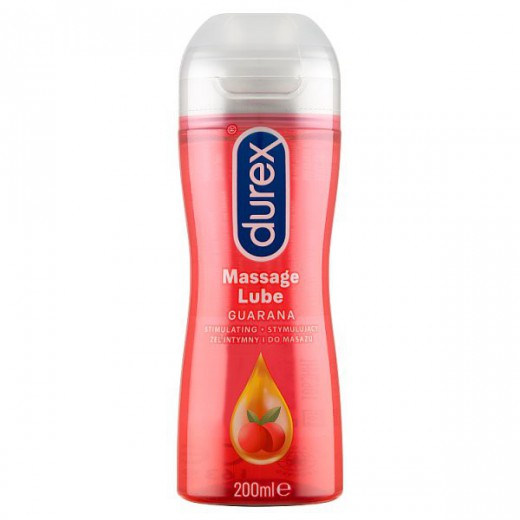 Durex, stymulujący żel intymny i do masażu 2w1, guarana, 200 ml