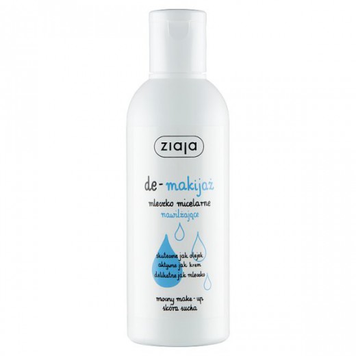 Ziaja Demakijaż, mleczko micelarne nawilżające, 200 ml