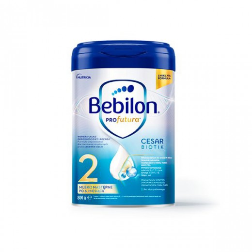 Bebilon Profutura Cesar Biotik 2, mleko następne, po 6 miesiącu, 800 g