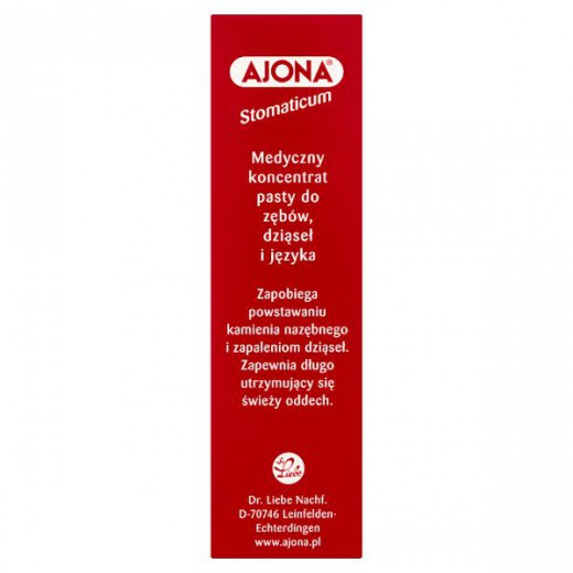 Ajona, koncentrat pasty do zębów i dziąseł, 25ml