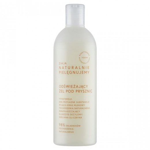 Ziaja Naturalnie Pielęgnujemy, odświeżający żel pod prysznic, 400 ml