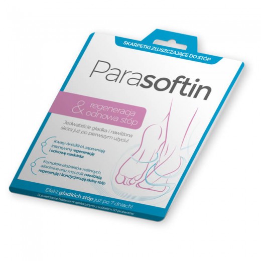 Parasoftin, skarpetki złuszczające do stóp, 1 para