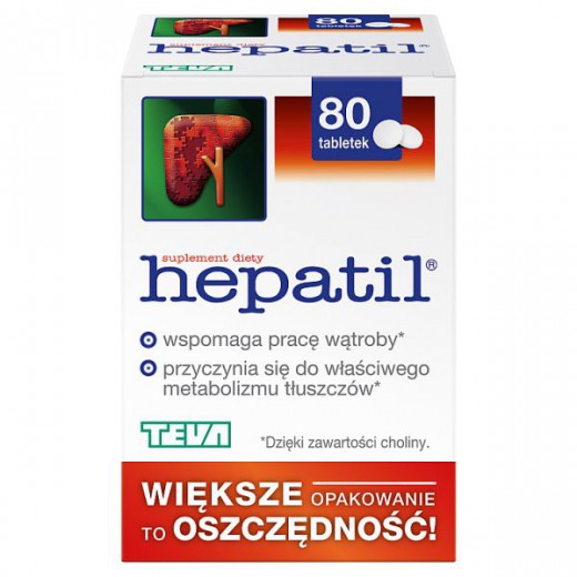Hepatil, 80 tabletek
