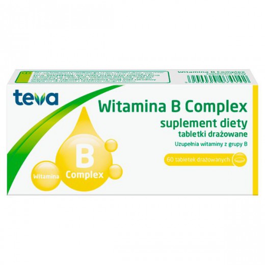 Witamina B Complex Teva, 60 tabletek