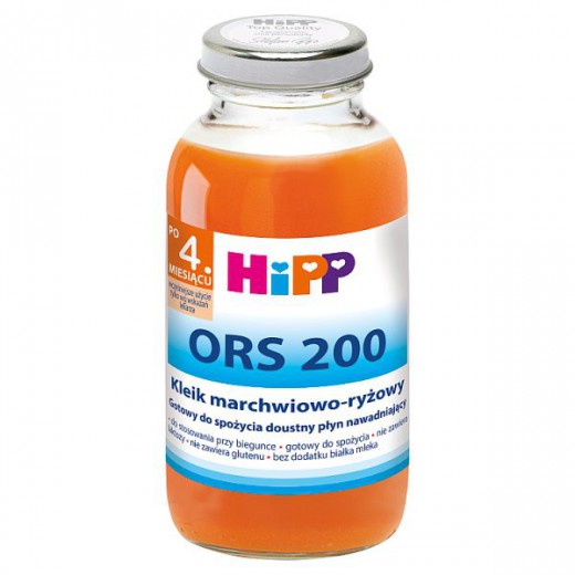 HiPP ORS 200, Kleik marchwiowo-ryżowy, po 4 miesiącu, 200 ml