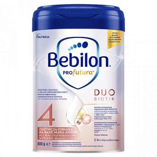 Bebilon Profutura Duo Biotik 4, mleko modyfikowane, po 2 roku, 800 g