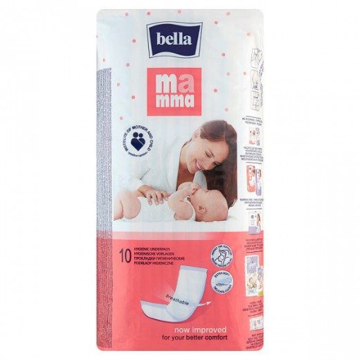 Bella Mamma, podkłady higieniczne, poporodowe, 10 sztuk
