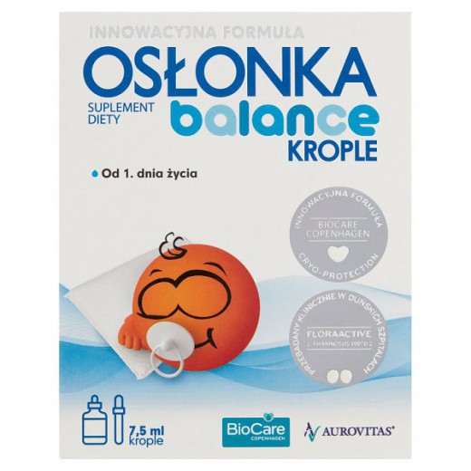 Osłonka Balance, krople dla dzieci od urodzenia, 7,5 ml