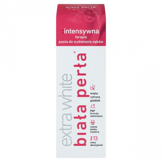 Biała Perła, pasta do zębów wybielająca, Intensywna Terapia, 75 ml