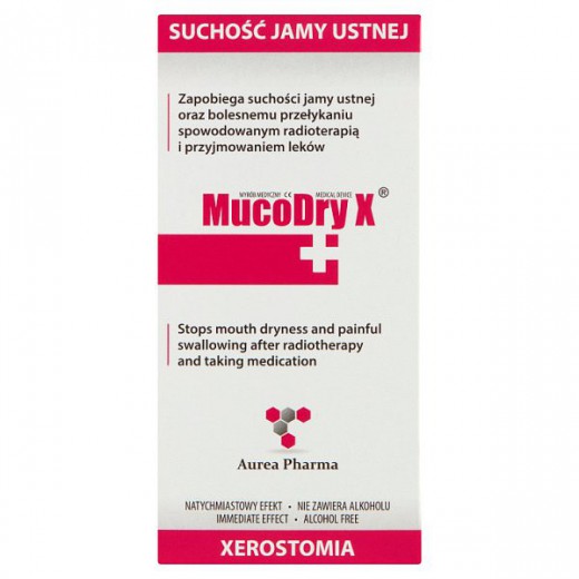 MucoDry X, spray na suchość jamy ustnej, 20 ml