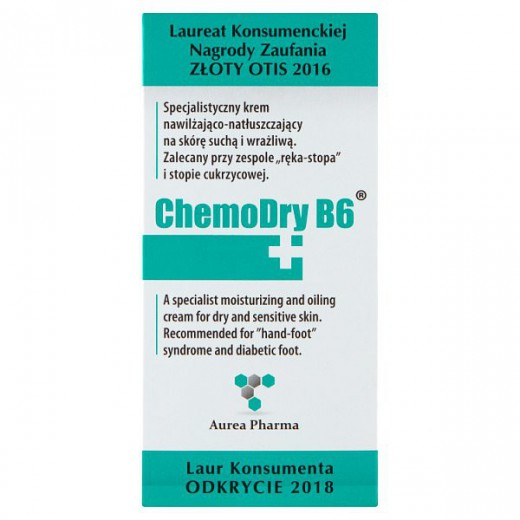 Chemodry B6, specjalistyczny krem nawilżająco-natłuszczający na skórę suchą i wrażliwą, 50 ml