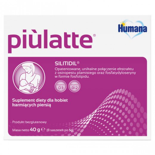 Humana Piulatte, proszek, 5 g x 14 saszetek