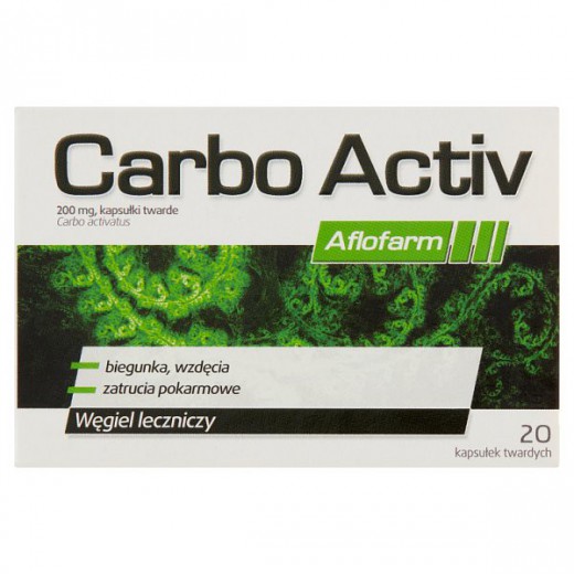 Carbo Activ 200mg, 20 kapsułek