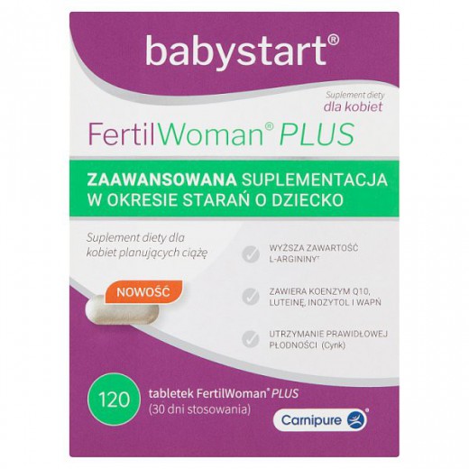 Babystart FertilWoman Plus, 120 tabletek