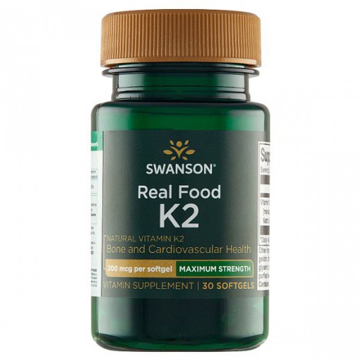 Swanson Witamina K2 200mcg, 30 kapsułek