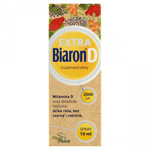 Biaron D Extra, witamina D 2000 j.m., spray, 10 ml