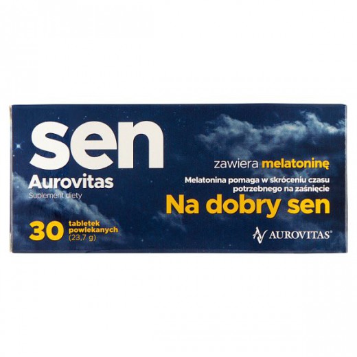 Sen Aurovitas, tabletki powlekane, 30 sztuk