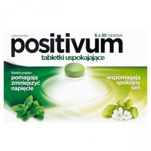 Positivum, tabletki uspokajające, 180 szt.