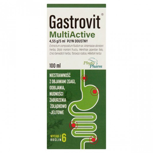 Gastrovit MultiActive 4,55 g/ 5 ml, płyn doustny, 100 ml