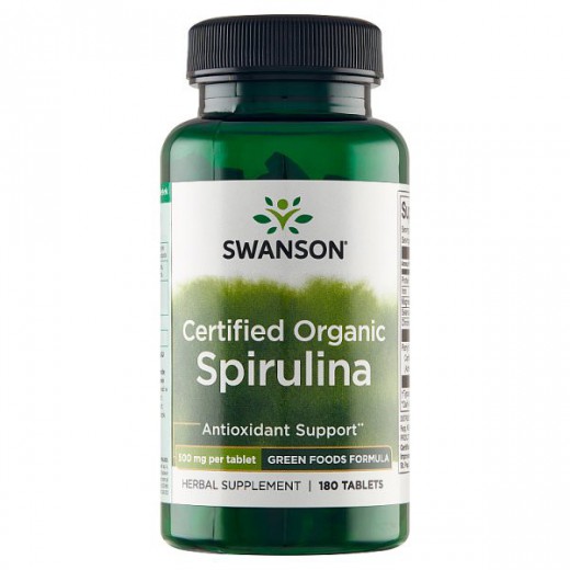 Spirulina 500mg, 180 tabletek