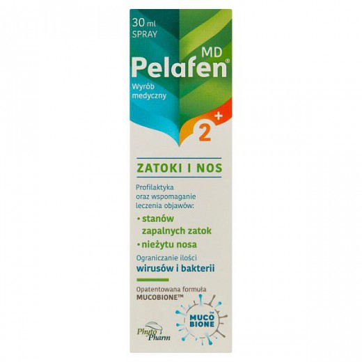 Pelafen MD Zatoki i Nos, spray dla dzieci powyżej 2 roku życia, 30 ml