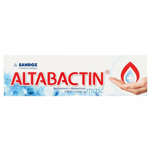 Altabactin (250 IU + 5 mg)/ g, maść, 20g