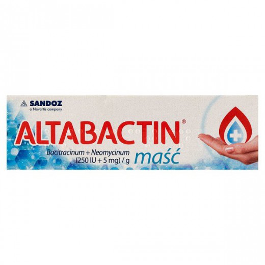 Altabactin maść (250 j.m.+5 mg)/g, 5 g