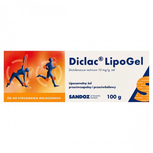 Diclac LipoGel 10 mg/ g, żel, 100 g