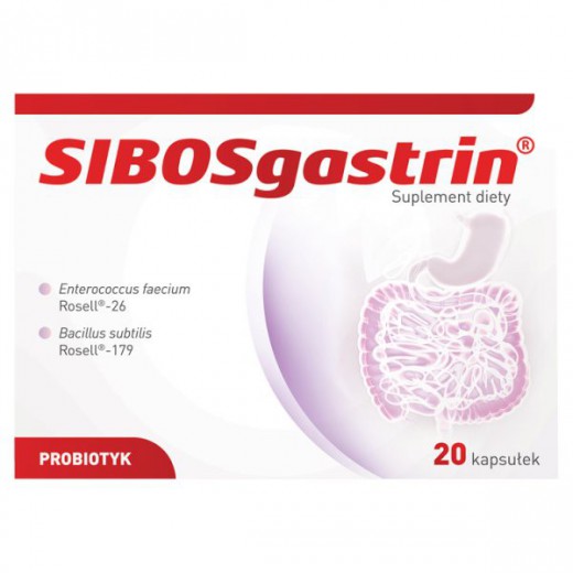 SIBOSgastrin, 20 kapsułek
