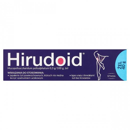 Hirudoid 0,3 g/ 100 g, żel, 40 g