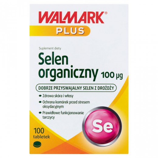 Walmark, Selen organiczny 100 µg, 100 tabletek