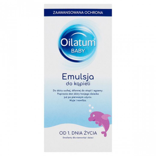 Oilatum Baby Zaawansowana Ochrona, emulsja do kąpieli od 1 dnia życia, 150 ml