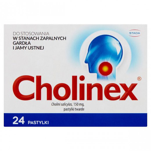 Cholinex 150 mg, 24 pastylek do ssania