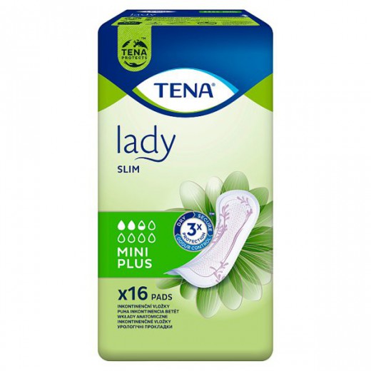 Tena Lady, podpaski specjalistyczne, Slim Mini Plus, 16 sztuk