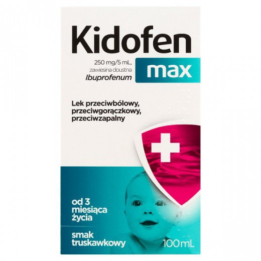 Kidofen max 250 mg/ 5 ml, zawiesina doustna, 100 ml