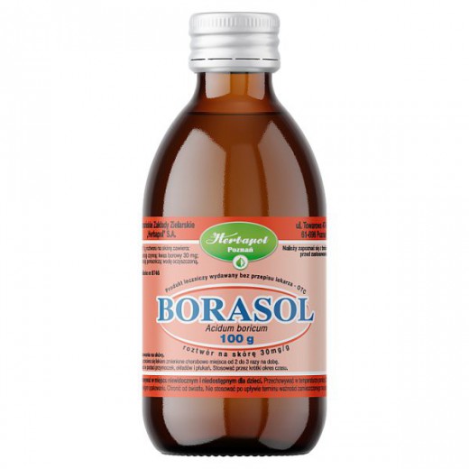 Borasol 30 mg/ g, roztwór na skórę, 100 g