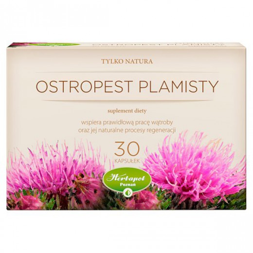 Ostropest plamisty, Tylko Natura, 30 kapsułek